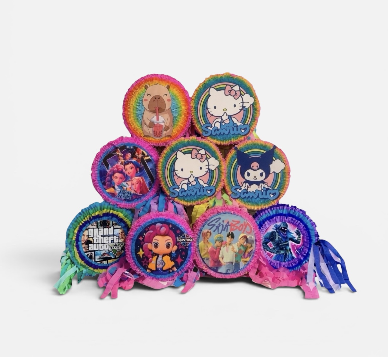Piñate tambur personalizate cu personaje